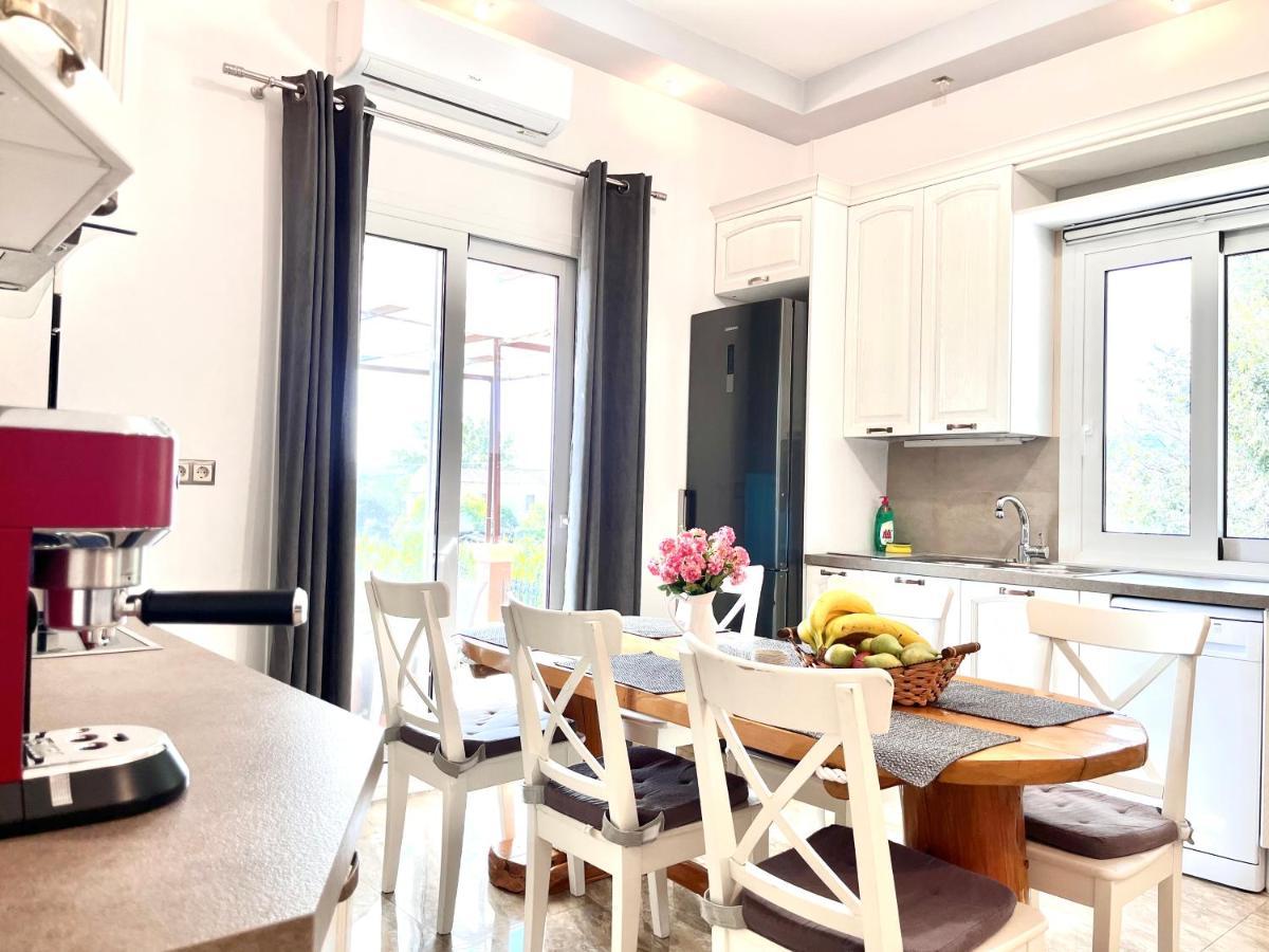 Gkk House Private Swimming Pool Luxury House Villa Skriperon Luaran gambar