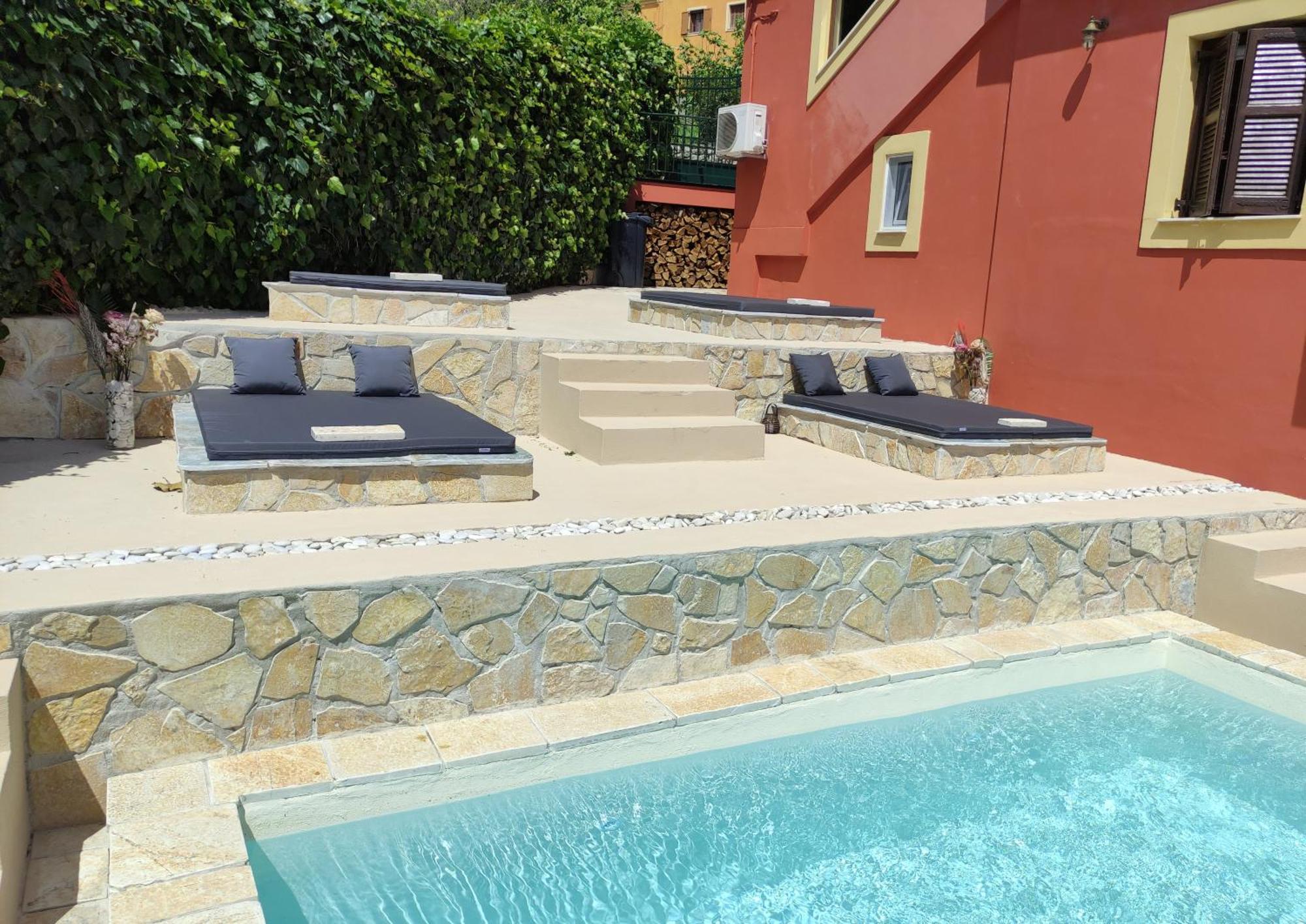 Gkk House Private Swimming Pool Luxury House Villa Skriperon Luaran gambar